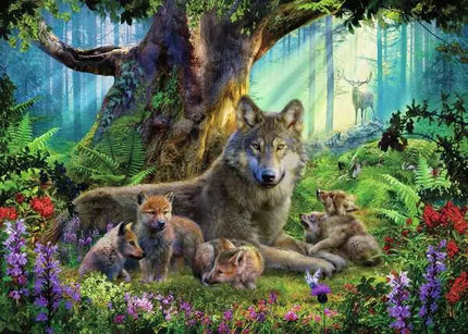 C-T 1000 Ravensburger Wolves in the Forest