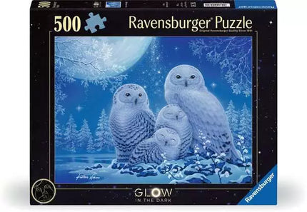 C-T 500 Ravensburger Glow in the Dark: Owls in the Moonlight