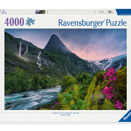 C-T Ravensburger Stunning Mountain Vibes 4000 Pc Puzzle