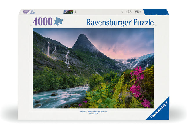 C-T Ravensburger Stunning Mountain Vibes 4000 Pc Puzzle