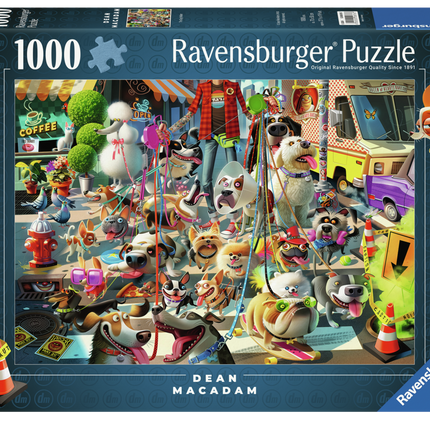 C-T Ravensburger MacAdam: The Dog Walker 1000 pc Puzzle