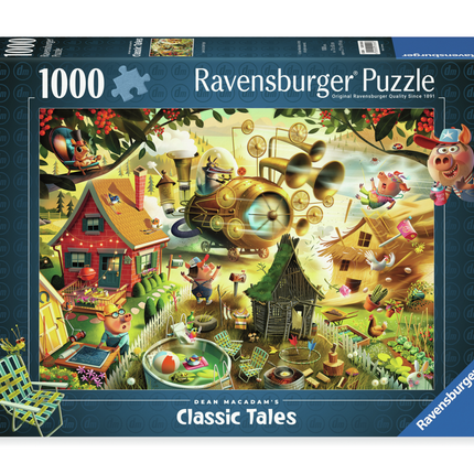 MacAdam: Look Out Little Pigs 1000 pc Puzzle