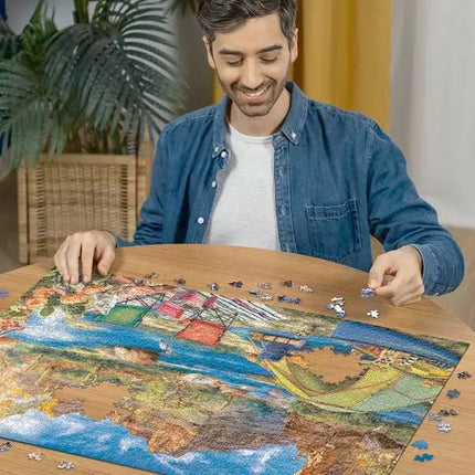 Puzzle 1500 pcs canyon camping wanderlust