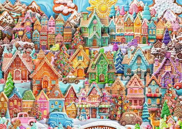 C-T 1000 Ravensburger Christmas Cookie Village