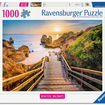 C-T 1000 Ravensburger Stairway to Camilo Beach, Algarve