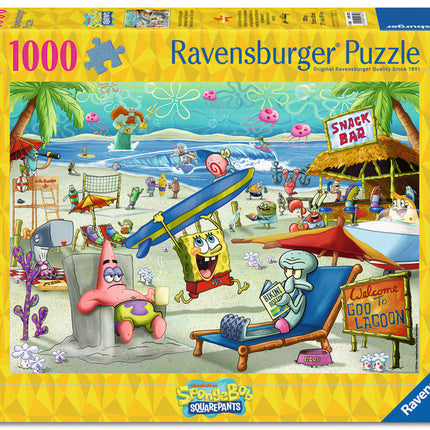 Spongebob Squarepants Goo Lagoon 1000 Pc Puzzle