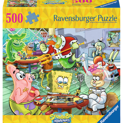Spongebob Games Night at Krusty Krab 500 pc Puzzle