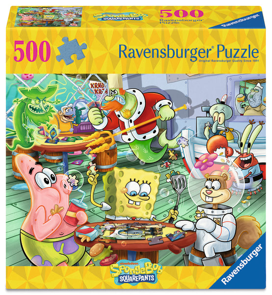 SpongeBob Games Night at the Krusty Krab 500-piece Puzzle
