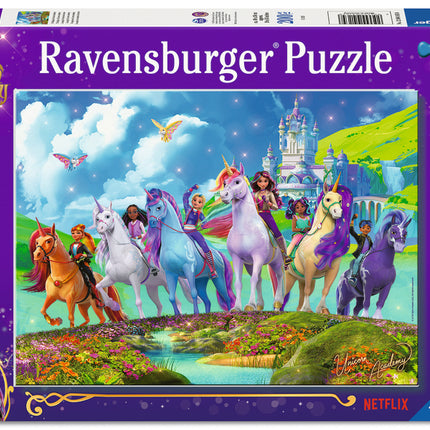 EN- Ravensburger Unicorn Academy 200 Piece XXL Puzzle