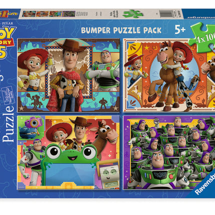 Toy Story 5 Toujours Ensemble 4x100 Pc Puzzle