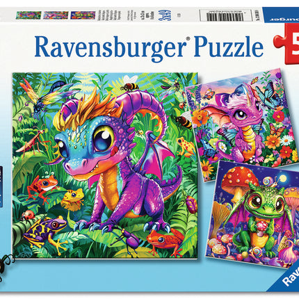 C-T Ravensburger 3x49 Baby Garden Dragons
