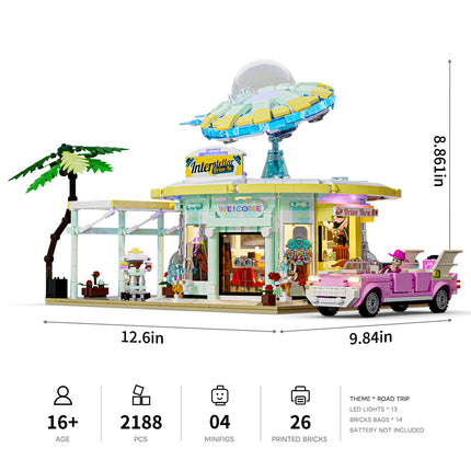 Lumibricks Interstellar Drive-In 2188PCS