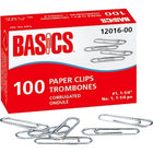 Trombones #1 Corrugated, Basics Brand, Paquet de 10