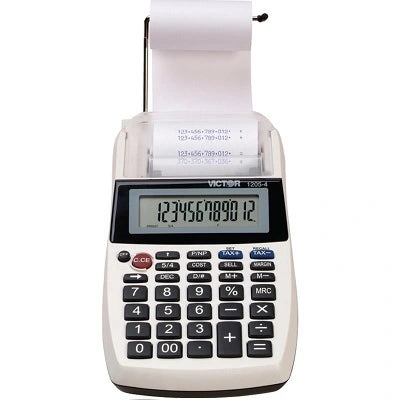 Calculatrice Imprimante Portable À 12 Chiffres 1205-4 De Victor