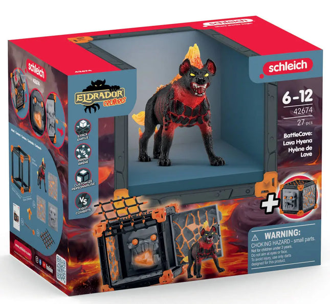 Schleich battlecave: hyène de lave