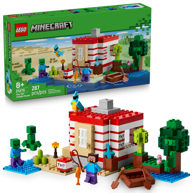 Lego Minecraft 21275 La maison de la jungle TNT