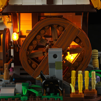 Lumibricks water mill 1278PCS