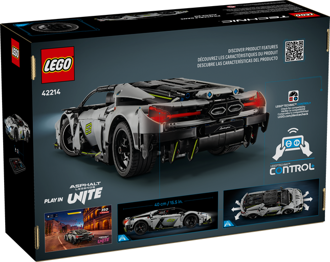 Lego Technic 42214 La voiture supersportive Lamborghini Revuelto