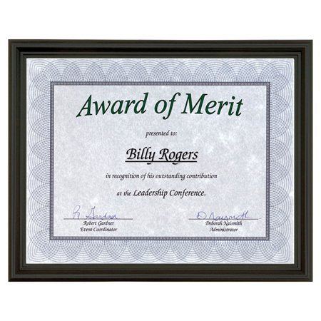 Milano Certificate Frame