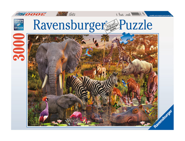 Jigsaw 3000 - African Animals - Ravensburger