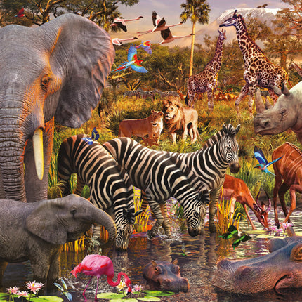 Jigsaw 3000 - African Animals - Ravensburger