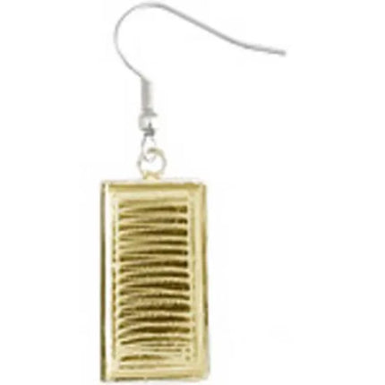 Support pour boucles oreilles 21X11mm 100% antique brass handmade Bezel