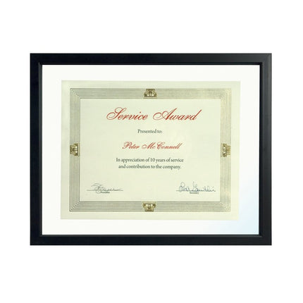 Cadre pour certificat St-James 11x14'' noir