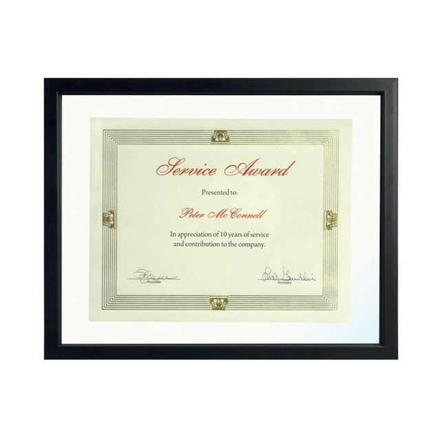 Cadre pour certificat St-James 11x14'' noir