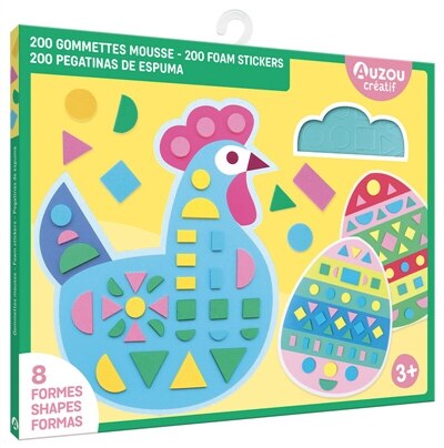 200 gommettes mousse - Nadia Taylor