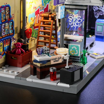 Lumibricks Graffiti Bus Stop 514PCS