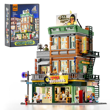 Lumibricks RECORD STORE 1980PCS