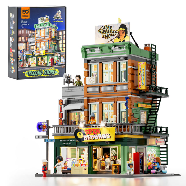 Lumibricks RECORD STORE 1980PCS