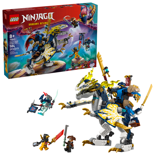 Lego Ninjago 71843 Le robot dragonnier de Rogue
