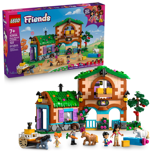 Lego Friends 42654 Le ranch des poneys et l’écurie