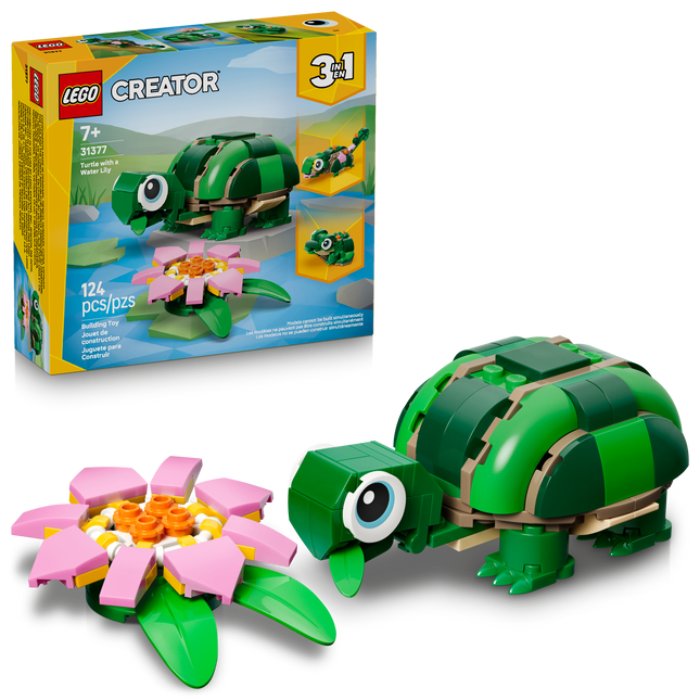 Lego Creator 31377 Turtle with a Water Lily