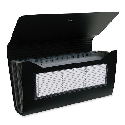 Winnable 13-pocket expanding file, check format