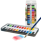 WATERCOLOR SET - 24 LOOSE HALF PANS