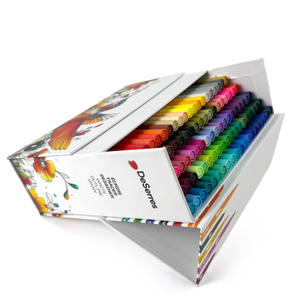 DUAL TIP MARKERS - ASSORTED COLORS-100 PCS DESSERRES
