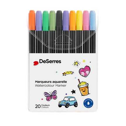 SET OF 20 MARKERS FOR UNDESERVING CHILDREN