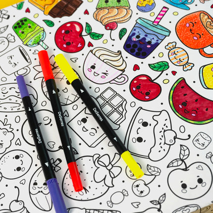 COLORING SET - 70 LOOSE MARKERS