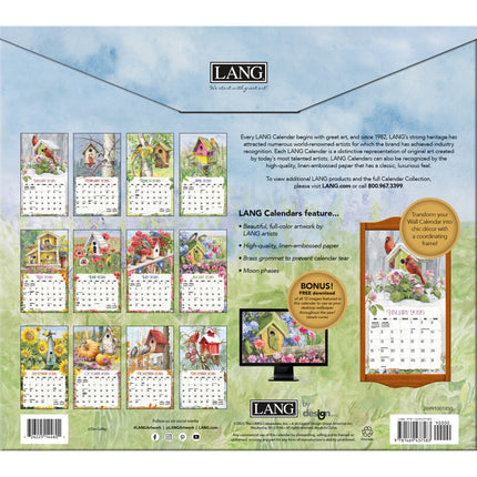 2026 Calendar Lang Birdhouses