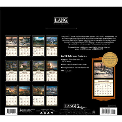 2026 Lang Terry Redlin Calendar