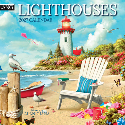 Lang 2027 Lighthouses Calendar