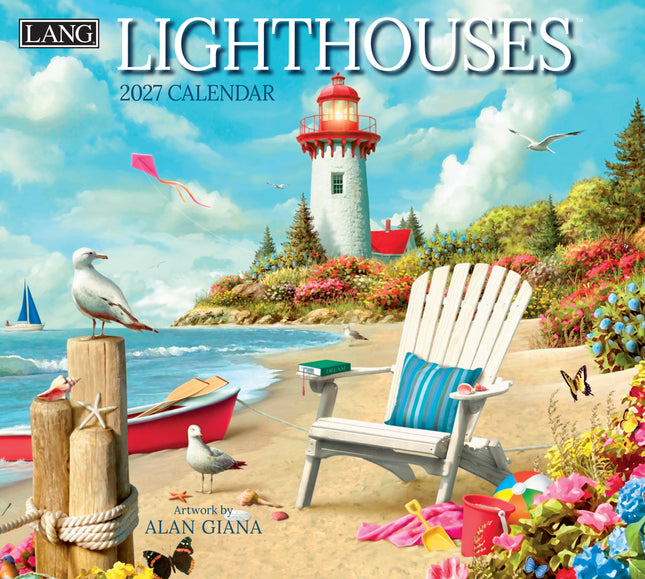 Lang 2027 Lighthouses Calendar