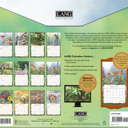 Lang 2027 Songbirds Calendar