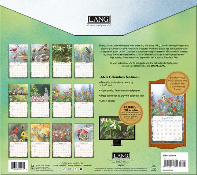 Lang 2027 Songbirds Calendar