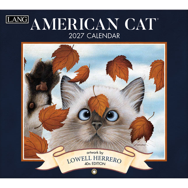 2027 Lang American Cat Calendar