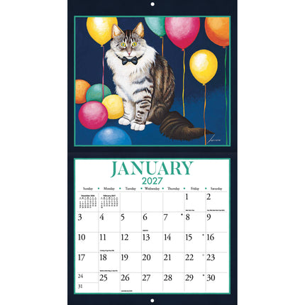 2027 Lang American Cat Calendar
