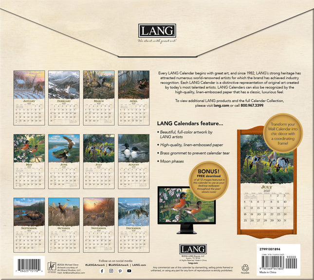 Lang 2027 Beyond The Woods Calendar