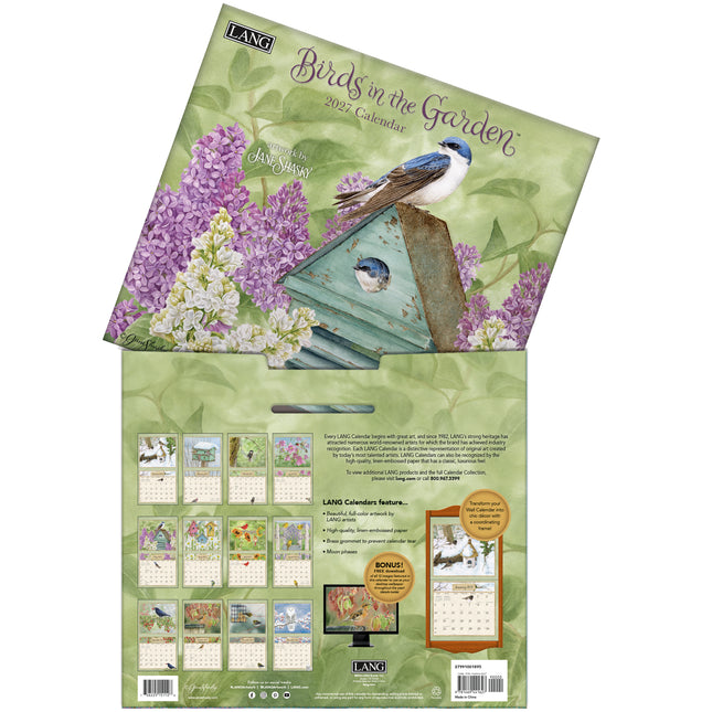 Lang 2027 Birds in the Garden Calendar
